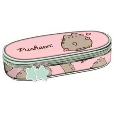 Piórnik saszetka z wewnętrzną klapką Pusheen pink. Wydawca: Pusheen. SmakLiter.pl Opakowanie Piórnik saszetka z wewnętrzną klapką Pusheen pink