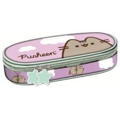 Piórnik saszetka z wewnętrzną klapką Pusheen viol. Wydawca: Pusheen. SmakLiter.pl Opakowanie Piórnik saszetka z wewnętrzną klapką Pusheen viol