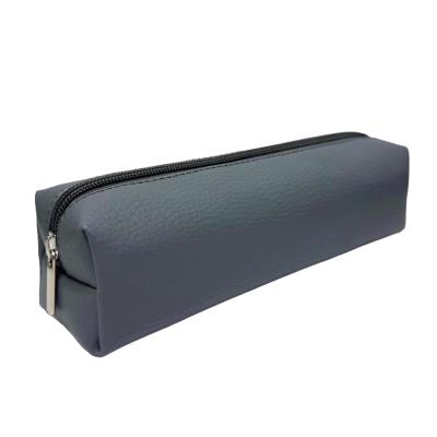 Opakowanie Piórnik szkolny młodzieżowy prostokąt kostka Popielaty