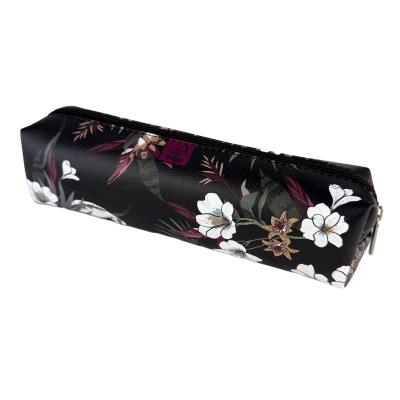 Piórnik szkolny młodzieżowy prostokąt kostka Tropikalne Kwiaty. Wydawca: EV-Corp. SmakLiter.pl Opakowanie Piórnik szkolny młodzieżowy prostokąt kostka Tropikalne Kwiaty