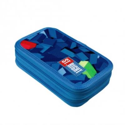 Opakowanie Piórnik szkolny podwójny z wyposażeniem PC4 BLOCKS/KLOCKI