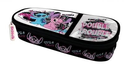 Opakowanie Piórnik szkolny z klapką Stitch Black