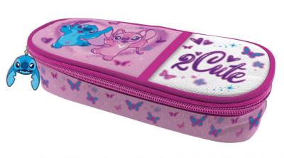 Opakowanie Piórnik szkolny z klapką Stitch Pink