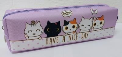 Opakowanie Piórnik tuba mała Kotki fiolet