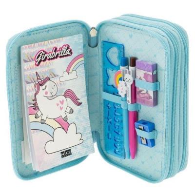 Opakowanie Piórnik z wyposażeniem błękitny