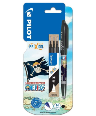 Opakowanie Pióro kulkowe Frixion Ball 0,7 czarne + wkład 3szt