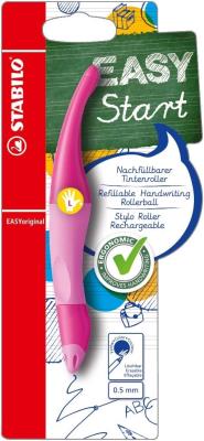Opakowanie Pióro kulkowe Stabilo Easy Original Start różowe dla leworęcznych na blistrze (46837-5)