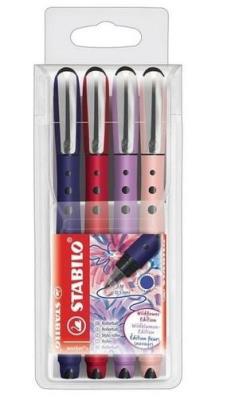 Opakowanie Pióro kulkowe Worker Nature 4szt STABILO