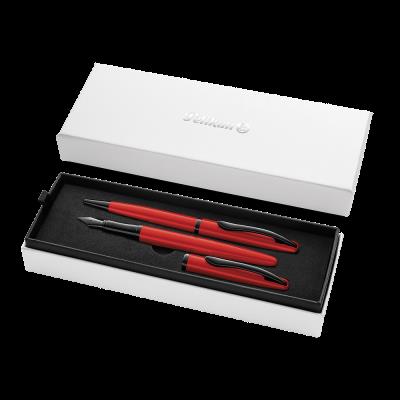 Opakowanie Pióro wieczne +długopis Jazz Noble Elegance Red