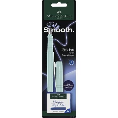 Pióro wieczne Poly Pen B mix. Wydawca: Faber Castell. SmakLiter.pl Opakowanie Pióro wieczne Poly Pen B mix