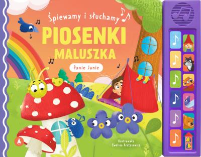 Okładka książki Piosenki maluszka / Panie Janie. Śpiewamy i słuchamy