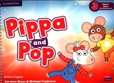 Okładka książki Pippa and Pop 3 Pupil's Book with Digital Pack British English