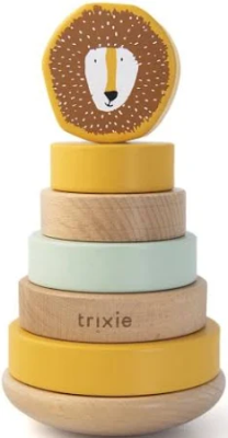 Piramida drewniana Lew. Wydawca: Trixie Baby. SmakLiter.pl Opakowanie Piramida drewniana Lew