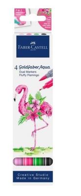 Opakowanie Pisak akwarelowy dwustronny 4kol FABER CASTELL