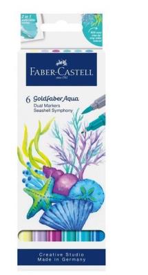 Opakowanie Pisak akwarelowy dwustronny 6kol FABER CASTELL