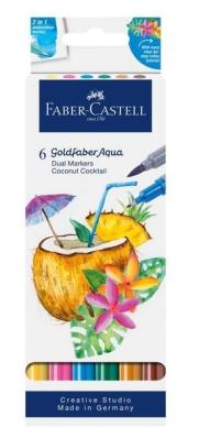 Opakowanie Pisak akwarelowy dwustronny 6kol FABER CASTELL