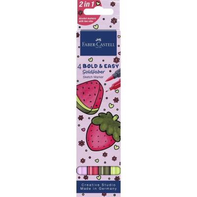Opakowanie Pisak Goldfaber dwustronny 8 pisaków + akcesoria