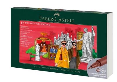 Opakowanie Pisaki artystyczne Milan 12kol FABER CASTELL