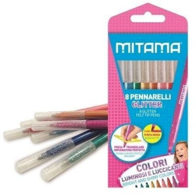 Opakowanie Pisaki brokatowe 8 kolorów