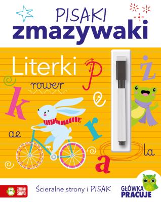 Okładka książki Pisaki zmazywaki. Literki