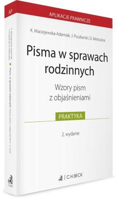 Okładka książki Pisma w sprawach rodzinnych. Wzory pism...
