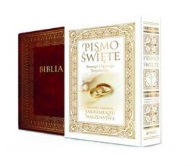 Okładka książki Pismo Święte ST i NT. Pamiątka ślubu