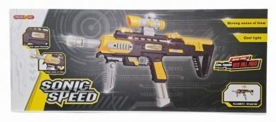 Pistolet karabin światło i dźwięk. Wydawca: SWEDE. SmakLiter.pl Opakowanie Pistolet karabin światło i dźwięk