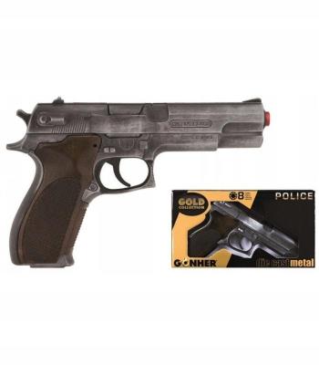 Opakowanie Pistolet metalowy na kapiszony 8 strzałów