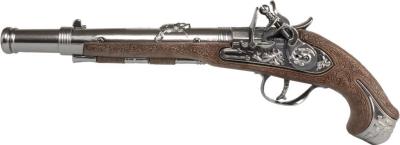 Pistolet Pirata metalowy. Wydawca: Gonher. SmakLiter.pl Opakowanie Pistolet Pirata metalowy
