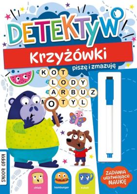 Okładka książki Piszę i zmazuję detektyw krzyżówki