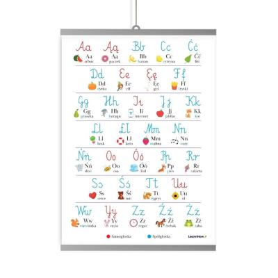 Opakowanie Plakat edukacyjny - alfabet litery polskie B2