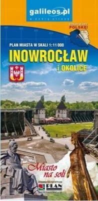 Okładka książki Plan miasta - Inowrocław i okolice 1:11 000