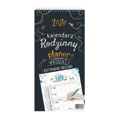 Opakowanie Planer 2026 Rodzinny 1 ścienny