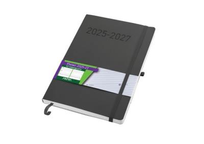 Okładka książki Planer 30 miesięczny B5  czarny 2025/2027