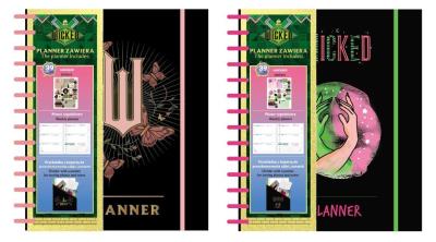 Opakowanie Planer na spirali 74K Wicked z naklejkami mix