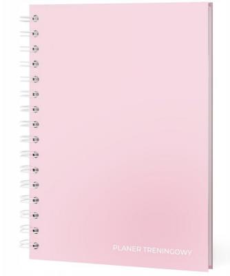 Opakowanie Planer treningowy. Dziennik fitness różowy