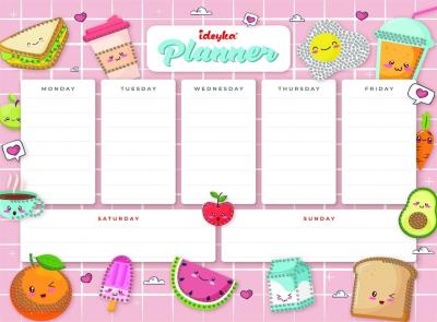 Opakowanie Planner magnetyczny z mozaiką diamentową 32x40cm