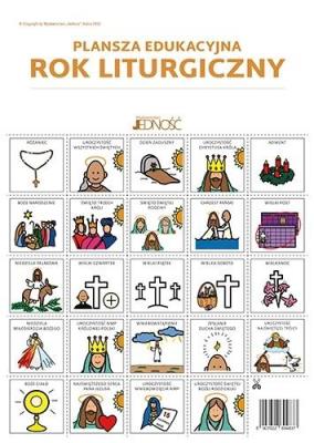 Opakowanie Plansza edukacyjna Rok liturgiczny z symbolami PCS