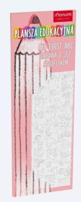 Plansza edukacyjna. Zabawa z językiem angielskim. Autor:   Praca zbiorowa. SmakLiter.pl Okładka książki Plansza edukacyjna. Zabawa z językiem angielskim