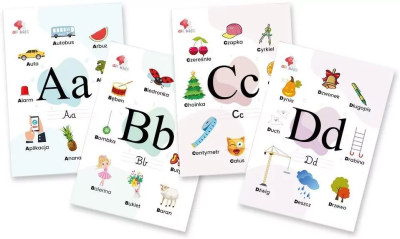 Opakowanie Plansze edukacyjne Alfabet A5