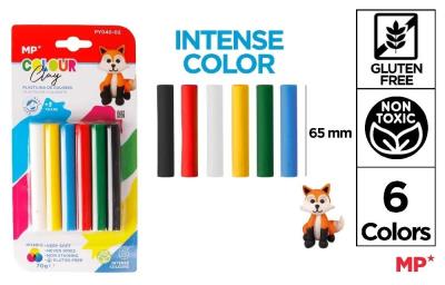 Opakowanie Plastelina 6 kolorów