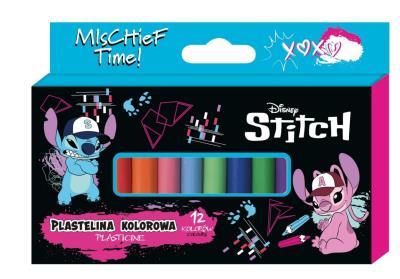 Opakowanie Plastelina Stitch Black 12 kolorów