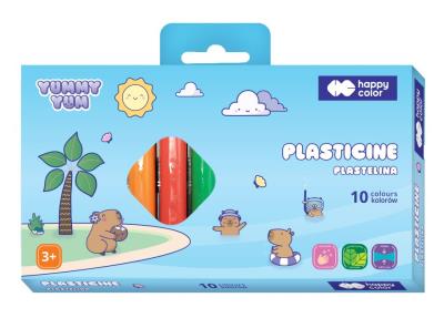Plastelina Yummy Yum Kapibara 10 kolorów Happy Color. Wydawca: HAPPY COLOR. SmakLiter.pl Opakowanie Plastelina Yummy Yum Kapibara 10 kolorów Happy Color