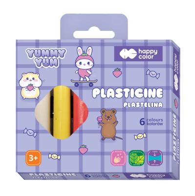 Plastelina Yummy Yum Kapibara 6 kolorów Happy Color. Wydawca: HAPPY COLOR. SmakLiter.pl Opakowanie Plastelina Yummy Yum Kapibara 6 kolorów Happy Color