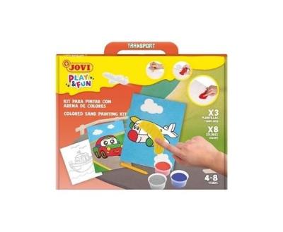 Play&Fun Malowanie piaskiem - Pojazdy JOVI. Wydawca: JOVI. SmakLiter.pl Opakowanie Play&Fun Malowanie piaskiem - Pojazdy JOVI