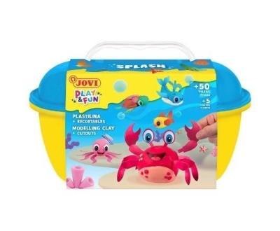 Play&Fun Plastelina Zwierzęta wodne JOVI. Wydawca: JOVI. SmakLiter.pl Opakowanie Play&Fun Plastelina Zwierzęta wodne JOVI