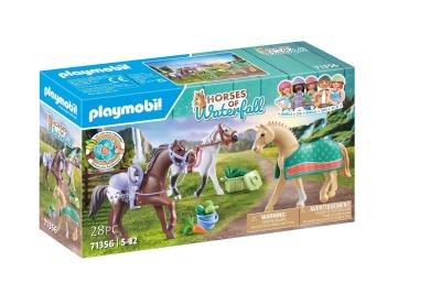 Opakowanie Playmobil 3 konie: Morgan, Quarter Horse i Angloarab Shagya 71356