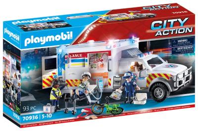 Opakowanie Playmobil Ambulans pogotowia ratunkowego: US Ambulance 70936