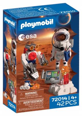 Opakowanie Playmobil Astronauta ESA z robotem 72014