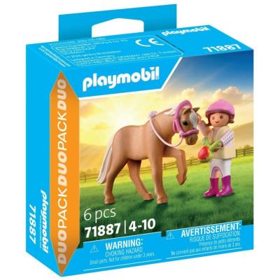 Opakowanie Playmobil Dziewczynka z kucykiem 71887
